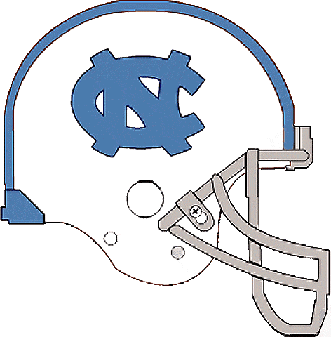 North Carolina Tar Heels 1963-1966 Helmet Logo diy fabric transfer